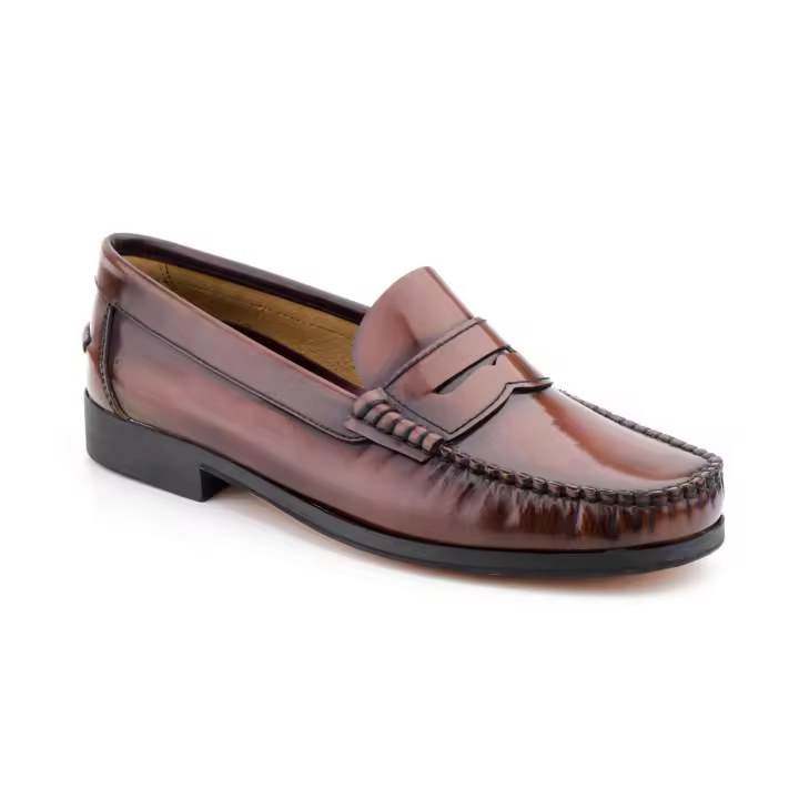Iberico Shoes 1003 Cuero Hecho en España Zapatos Hombre Piel Cuero Suela de Cuero Castellanos - 1