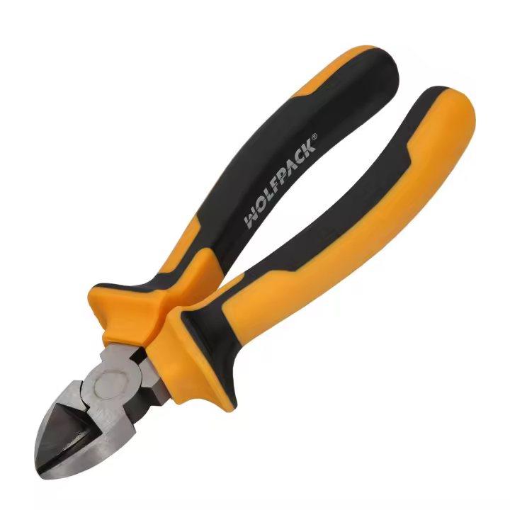 Alicates corte diagonal 175 mm. acero din 5749 pelacables, corta cables, pelador cables - 1