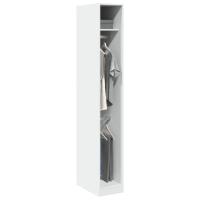 vidaXL Armario de madera de ingeniería 30x50x200 cm en color Gris sonoma/Negro/Gris hormigón y más | almacenamiento funcional diseño moderno para baño dormitorio sala - details 5