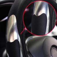 Cubierta De Volante De Cuero PU Brillante Accesorios Dinámicos Para Coche Adecuada Para 14.5-15 Pulgadas Sin Anillo Interior - details 6