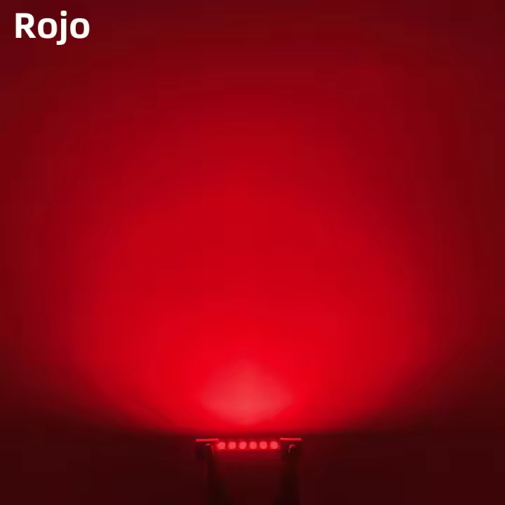 10PCS Lámparas LED Para Coche 28MM 31MM 6612F 6614F Luz De Espejo Vánvaria Festoon Ambar Y Blanco 12 SMD No Polaridad - 1