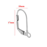 20pcs Conectores De Aretes Redondos En Acero Inoxidable Color Oro 18k Para DIY Joyería Hecha a Mano Para Mujeres - details 3