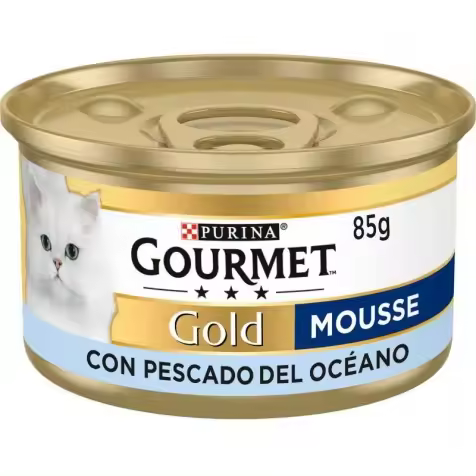 Purina Gourmet Gold Mousse con Pescado del Océano Gato Latas 24 x 85 gr - 1