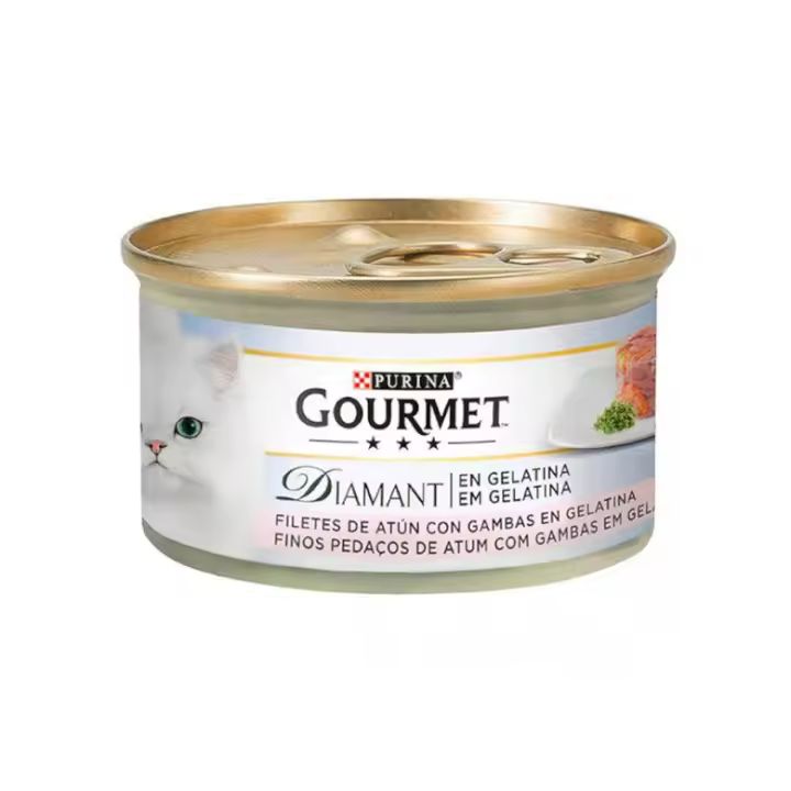 Gourmet Diamant Láminas Atún y Gambas (24x70gr) - 1