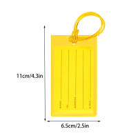 Etiqueta De Equipaje En Forma De Avión De Silicona Colorido Para Viajes Etiqueta De Maleta Accesorios Decorativos Para Bolsos - details 5