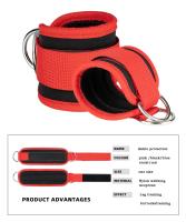 Tirantes De Rodilla Ajustables De Neopreno Con Dobles Anillos Para Entrenamiento De Piernas Y Seguridad Deportiva Soporte Para Abductores - details 3