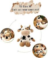 Peluche de vaca, 40 cm, muñeco de peluche, suave y esponjoso, regalo para cualquier edad y ocasión - details 3