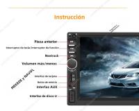 NaviFly Reproductor De Radio Para Coche Con Pantalla Táctil De 7 Pulgadas ND4 Estéreo Universal 1 Din GPS Multimedia Inteligente BT Incluye Control Remoto - details 6