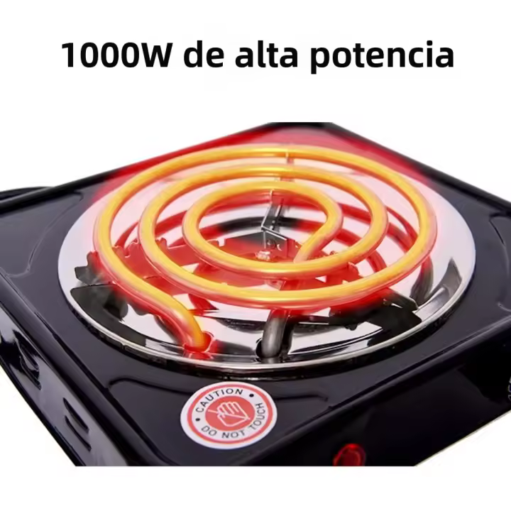 Horno Eléctrico 1000W Portable Para Cocina Placa Caliente Ajustable Rápida Para Café Leche Sopa Duradero Herramienta De Cocinar - 1