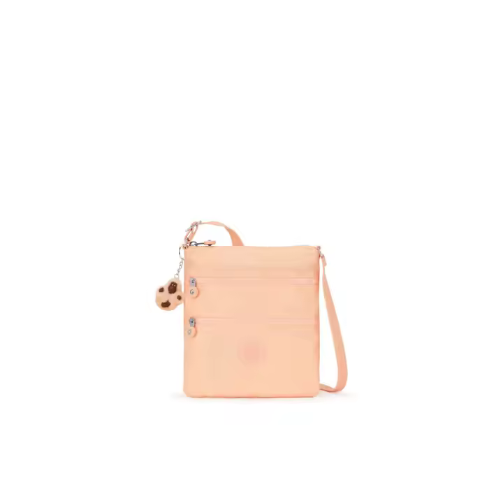 Bolso KIPLING KEKIKO. Color melocoton. 100% reciclado. - 1