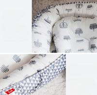 Cuna De Bebé Portátil 85x50cm Con Almohada Y Frontera De Seguridad Algodón Cradle Para Recién Nacidos Lounger Infantil Co-sueño Cuna De Bajo Peso - details 6