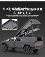 Modelo De Coche De Aleación 1:24 Tesla Pick up Juguetes RV De Camping Decoración Regalo Metal Sin Batería Para Mayores De 14 Años - details 13