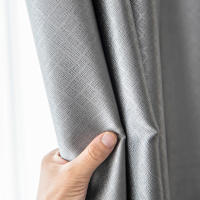Cortinas De Blackout Deluxe Sin Perforar Para Dormitorio Sala De Estar Cocina Diseño Adhesivo Portátil Y Firmemente Ajustado Modernas Y Elegantes 1 Pieza - details 4