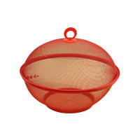 Cesta De Frutas Con Rededor Y Tapa Para Cocina Almacenamiento De Verduras Y Frutas Decoración De Mesa Comedor Previene Aves - details 3