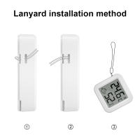Sensor De Temperatura Y Humedad Bluetooth Con Pantalla LCD Cadena Control Remoto Por Tuya APP Y Voz Google Termómetro Higrómetro - details 10