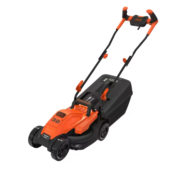 Black & Decker BEMW451BH-QS - Cortacésped 1200W 32cm con empuñadura engomada - 1