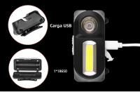 Lámpara Frontal LED Mini Super Brillante Recargable USB Fuente De Luz Doble Para Camping Caza Exteriores Batería 18650 Incluida - details 10