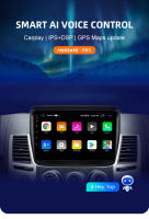 AWESAFE inalámbrico CarPlay Android Auto Radio para Mitsubishi Pajero Sport 2 L200 Triton 2008 2009 2010 2011 2012 2013 2014 2015 2016 coche reproductor multimedia GPS 2 din autoradio volante controles RDS Bluetooth - details 0