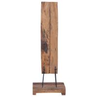 vidaXL Botellero para 6 botellas madera maciza de roble 35x35x100 cm - details 3