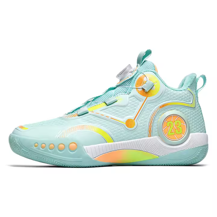 Zapatos De Baloncesto Para Hombres Ligeros Y Transpirables Talla 31-45 Diseño De Botón Rotatorio Unisex Moda Colores Mixtos Casual - 1