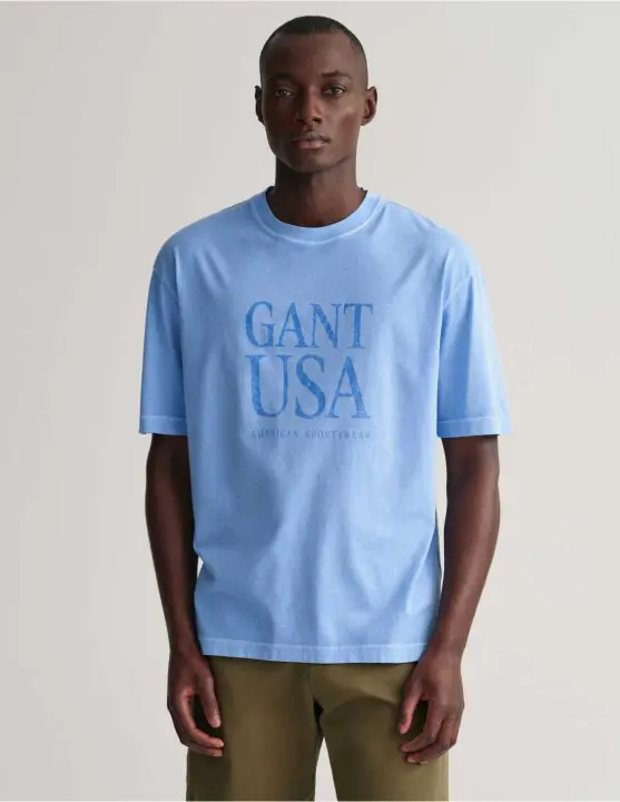 CAMISETA GANT SUNFADED USA AZUL GANT - 1