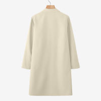 ZANZEA Chaqueta De Verano Para Mujer Estilo Oficina Lapela Cuello Largo Manga Larga Abrigo Elegante Solido Ajustado Exterior - details 11