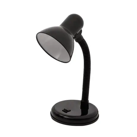 BEL AIR HOME - Flexo ICARO 1xE-27 de metal, ideal para estudiar y trabajar. Lámpara de escritorio con interruptor. - 1