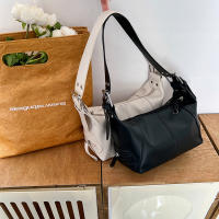 Bolso De Hombro Para Mujer Estilo Y2K Minimalista Bolso De Motocicleta Moda Callejera Con Cierre De Cremallera Material PU - details 12