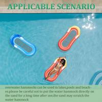 Colchoneta Piscina Adultos, 4 en 1 Hinchables para Piscina, Flotadores Piscina Plegable, Hamaca de Agua Multipropósito, Hamaca de Agua Flotante para Playa y Fiesta en Piscina - details 2