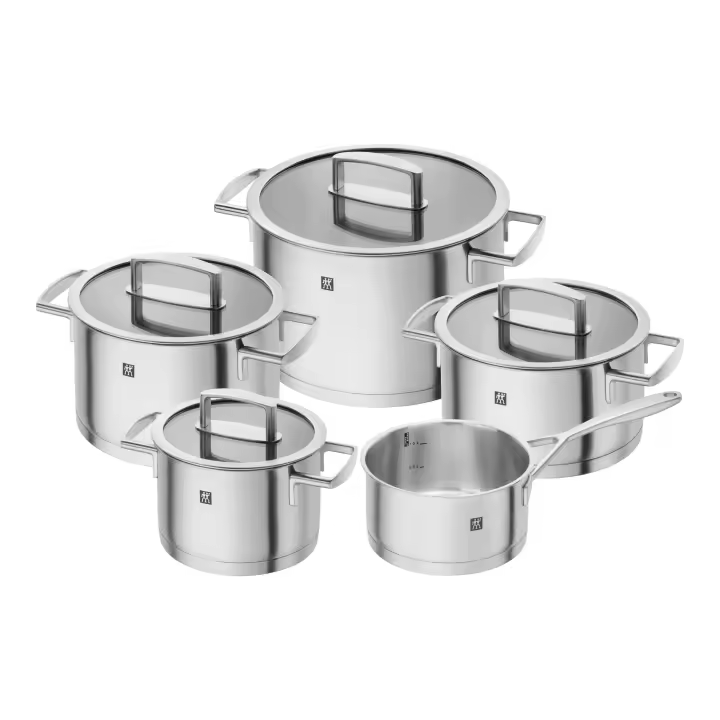ZWILLING Vitality Batería de cocina 5-pzs, 18/10 Acero inoxidable - 1