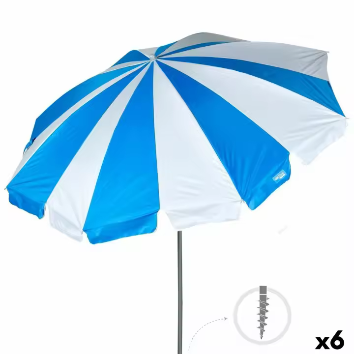 Sombrilla Aktive 220 x 230 x 220 cm (6 Unidades) - 1