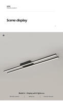 Lámpara De Techo LED Moderna Para Sala De Estar Decoración De Hogar Iluminación Variación De 3 Colores Para Comedor Dormitorio Cocina - details 15