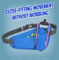 Bolsa De Cintura Para Correr Con Portabotellas Bolsa De Almacenamiento Para Deportes Aire Libre Caminata Montañismo Ciclismo Unisex - details 8