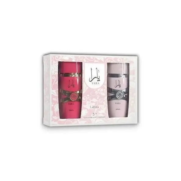 Lattafa Anniversary Edition Yara & Yara Candy Eau de Parfum para Mujer 2×100ml - 1