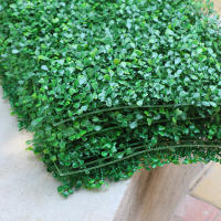 Pared De Plantas Sintéticas Falso Césped Verde Decoración De Fondo Para Paisajismo Floral Artificial Plástico Verde - details 4