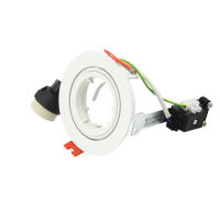 10pcs Repartidores De Luz LED Redondos Gu10 Instalación Fija Ajustable MR16 Caja De Aluminio Para Salón De Estar Foyer - details 12