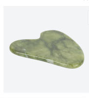Gua Sha Piedra de Jade, 100% Natural Jade Gua Sha para SPA Terapia, Masajeador Facial, Adecuado para Mujeres y Hombres Cuidado de la Piel - details 0