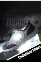 Zapatos De Vulcanización Para Hombre Zapatillas Transpirables Casual Antideslizantes Ligeros Tenis Masculino SLIP-ON Mesh - details 10