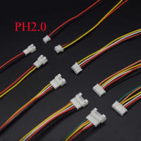 5Pares De Conectores JST PH Mini Micro Macho Y Hembra Con Cable 2.0 2P 3P 4P 5P 6PIN 100mm 200mm Para Mercado De Componentes Electrónicos - details 0