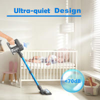 Aspiradora escoba sin cable 25kPa, inalámbrica vertical y de mano, 6 en 1 ligera, varita flexible 180°, 45 min, depósito 1,2 L, cepillo para mascotas, alfombra y suelos duros - details 6