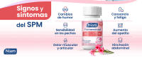 Vitex Agnus Castus 350 mg | Alivio de molestias de la regla | Dolor Menstrual | Sauzgatillo, Vitaminas B6, D, C y Zinc | 60 cápsulas | Niam Premenstrual - details 1