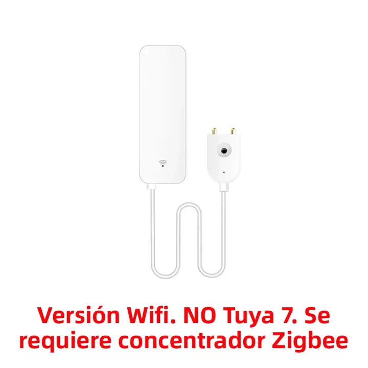Sensor De Fuga De Agua WiFi Zigbee Tuya Notificaciones De Alarma De Inundación En La Casa Seguridad Smartlife APP Control Remoto - 1