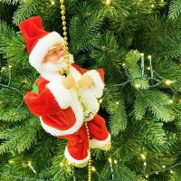 Juguete Musical De Santa Claus Electrónica Subiendo Escalera Para Árbol De Navidad Decoración Para El Hogar Regalos Para Niños Y Niñas - details 2