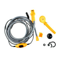 Kit De Ducha Portátil Para Exteriores 12V Con Bomba De Agua Y Cable De 6 Metros Con Enchufe De Luz De Cigarrillo Máx 2.5L De Agua Por Vaso - details 7