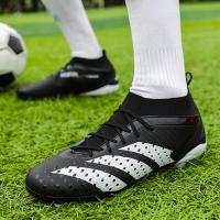 Zapatos De Fútbol Profesionales Para Hombre Original Sociedad TF/FG Para Entrenamiento En Campo De Turf Deporte Al Aire Libre Calzado De Fútbol Trendy Material Superior De Cuero Y Suela De Goma - details 10