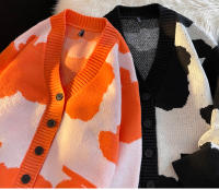 Suéter De Manga Larga Para Mujer Y Hombre Con Cuello En V Botones Abiertos Suave Y Cálido Chaqueta De Lana Tejida Casual Para Otoño E Invierno - details 17