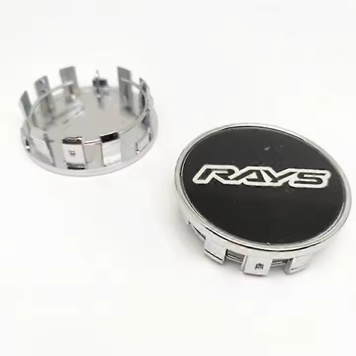 4 unids 54mm 50mm Centro de Rueda CAPS Hub W trabajo Rayos Volk racing car styling Llantascubierta emblema insignia, L - 1