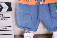 Ropa De Verano Para Bebés Niños Y Niñas Conjunto De 2 Piezas Camiseta Y Shorts Estilo Casual Con Diseño De Dibujos Animados Talla Ajustada Para Edades 4-6 Años - details 10