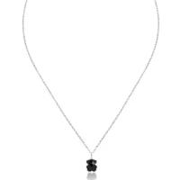 Plata de Ley 925 Collar Oso Piedra Natural 1,1 cm Madre Perla Ágata - details 2