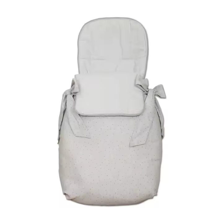 Babyline - Saco para Capazo Bebé - Colección Baby Agua Marina - Saco 3 Usos - Algodón Suave - 1